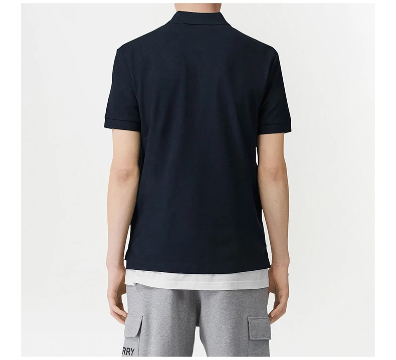 商品[国内直发] Burberry|BURBERRY 深蓝色男士POLO衫 8084021,价格¥3266,第6张图片详细描述