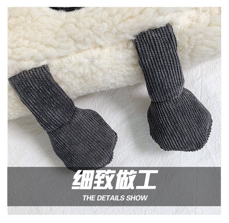 商品[国内直发] GLENVINTEN|格岚云顿云朵毛绒女包包可爱甜美淑女童趣单肩斜跨手机,价格¥74,第7张图片详细描述