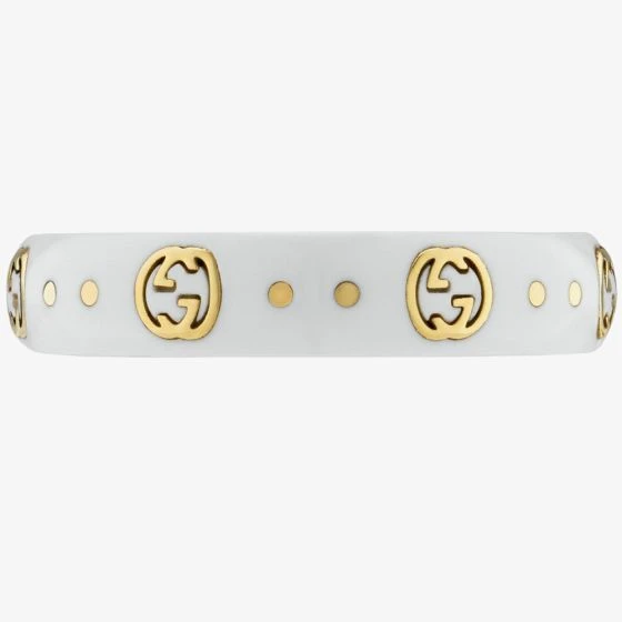 商品[国内直发] Gucci|GUCCI 白色女士戒指 YBC679262002,价格¥4101,第2张图片详细描述
