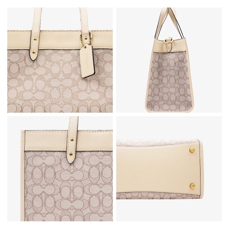 商品Coach|COACH 女士织物配皮单肩斜挎手提 C3282B4SHG,价格¥3192,第7张图片详细描述