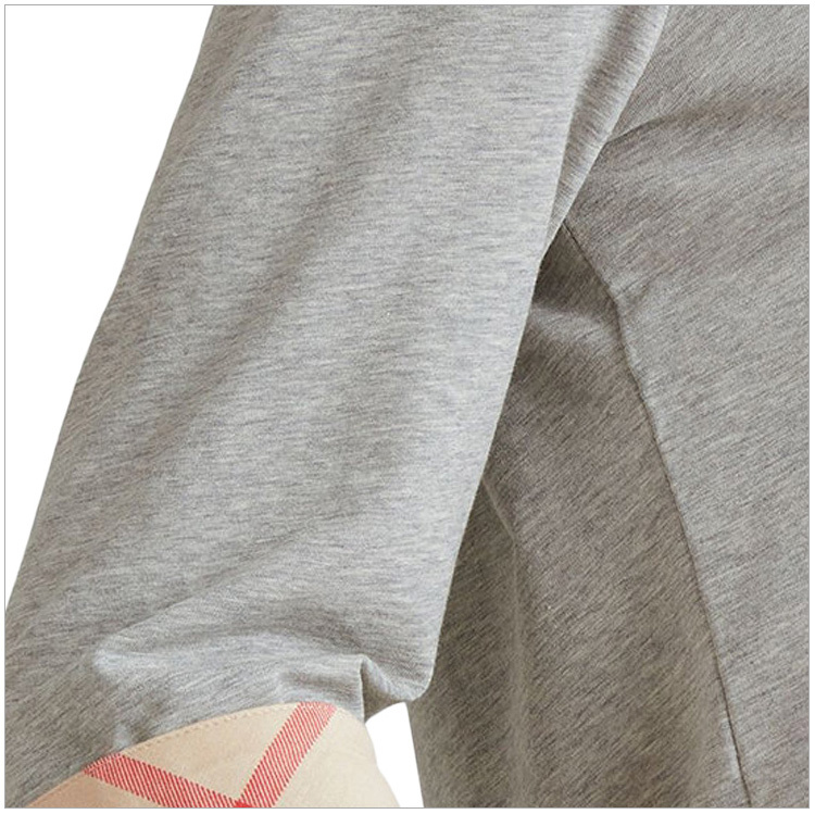 商品Burberry|Burberry 博柏利 女士棉时尚短袖灰色中袖T恤 3886952,价格¥986,第10张图片详细描述