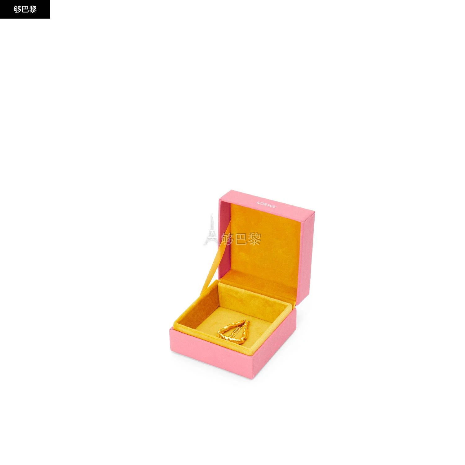 商品Loewe|【预售】 罗意威 25春夏 女士 吊坠 纳帕皮银质扭曲环形挂坠 J917241X02-8130 ,价格¥5874,第6张图片�详细描述
