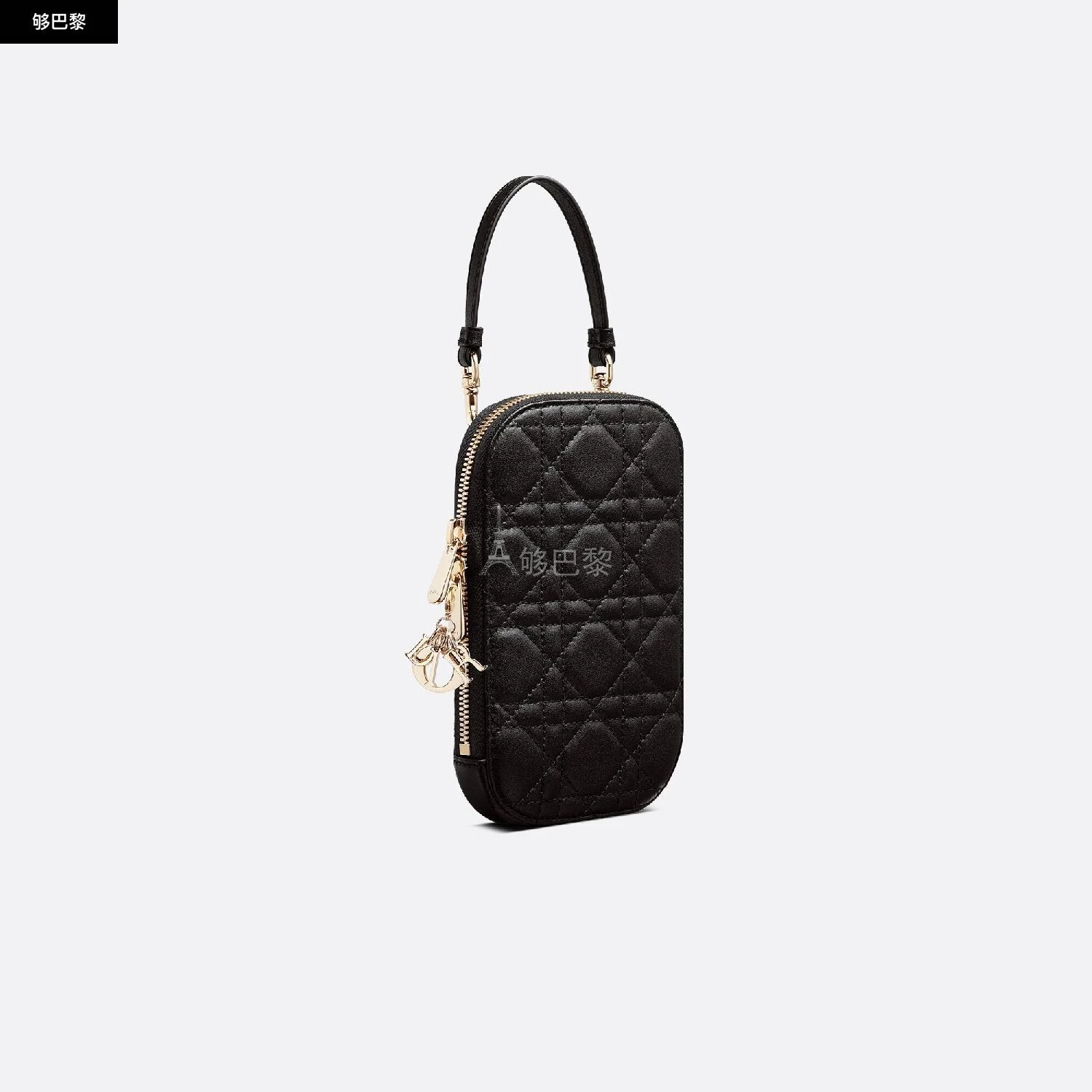 商品Dior|包邮包税【预售7天发货】 DIOR迪奥 23秋冬 女士 手机包 Lady Dior 手机袋 S0872ONMJ_M900,价格¥9665,第6张图片详细描述