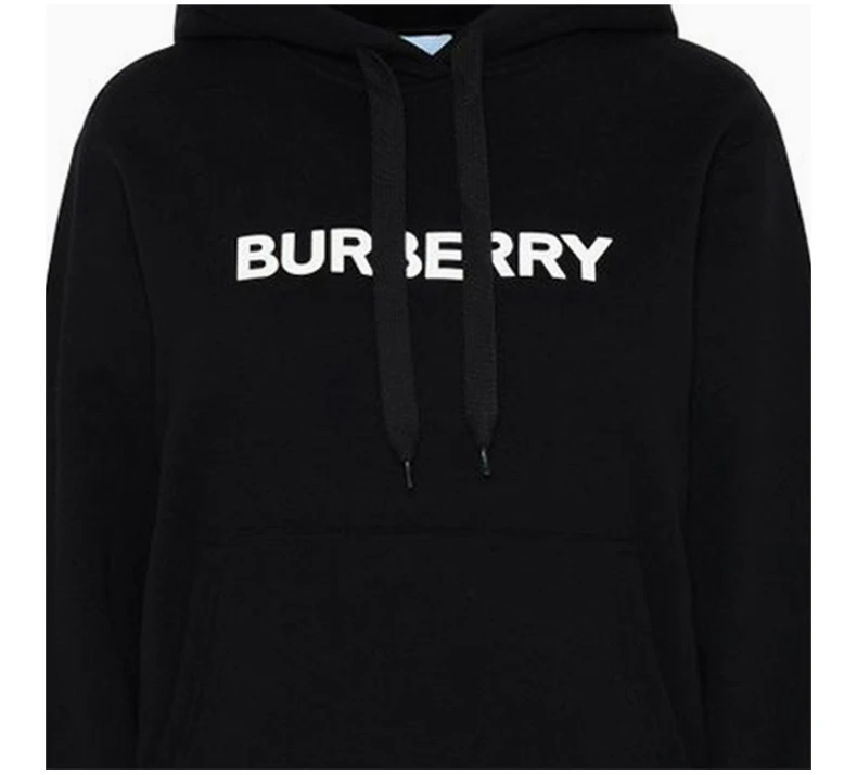 商品Burberry|BURBERRY 黑色女士卫衣/帽衫 8054386,价格¥3466,第7张图片详细描述