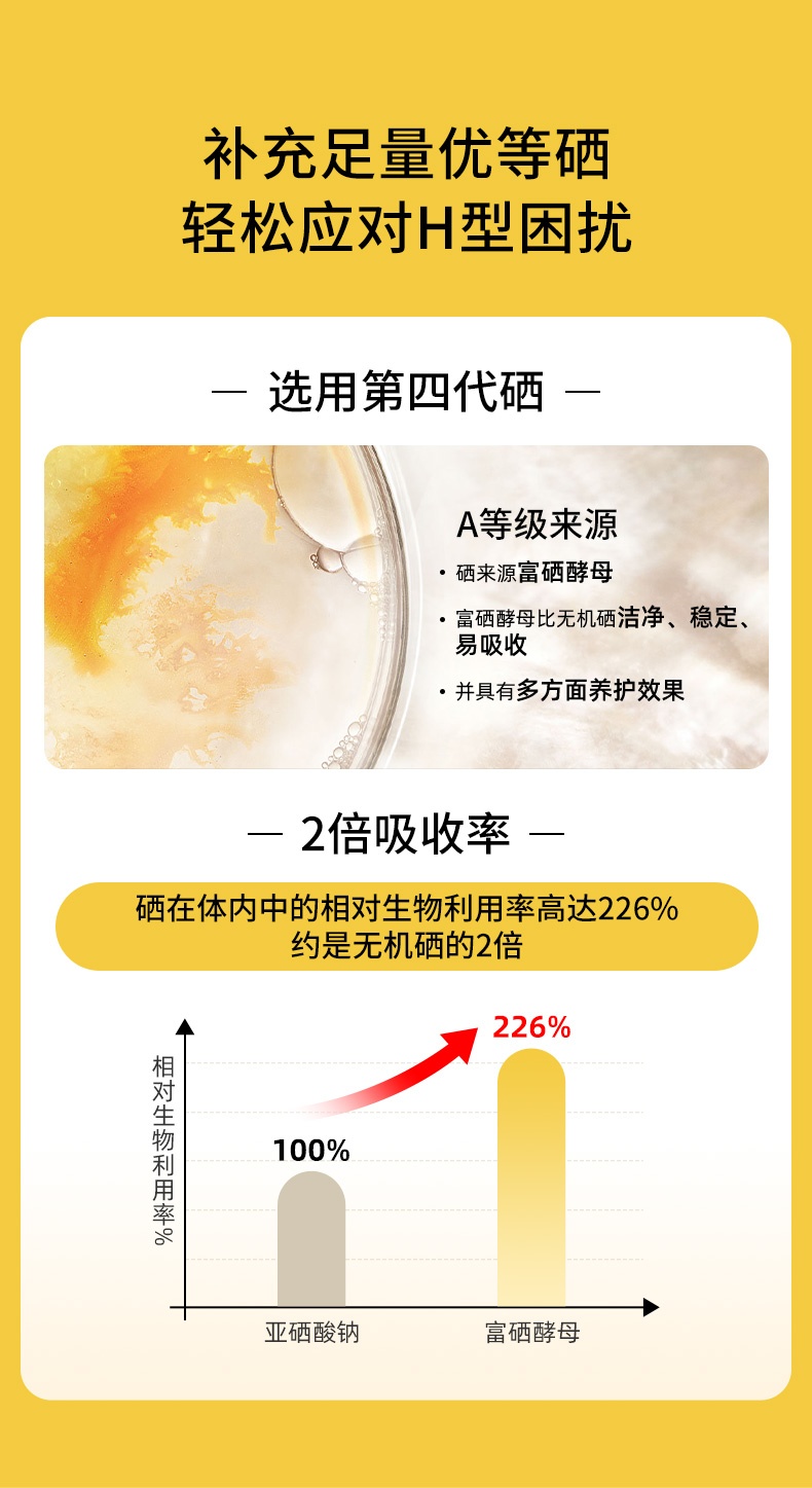 商品[国内直发] Biowell|【保税直发】Biowell新加坡进口天然微生物硒片补硒维e有机硒元素90粒,价格¥109,第5张图片详细描述