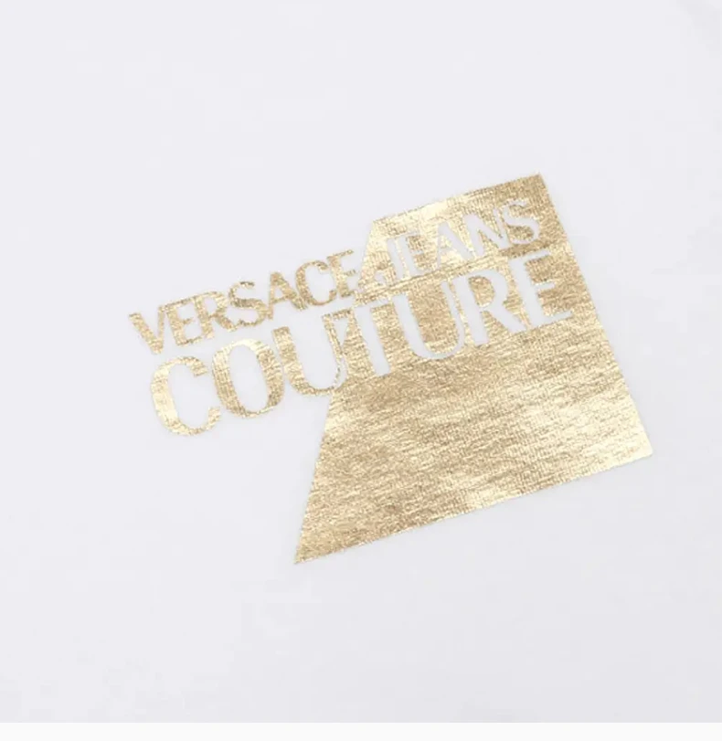 商品Versace|VERSACE JEANS 男士白色棉质圆领T恤 B3GVB7TS-30319-003,价格¥531,第7张图片详细描述