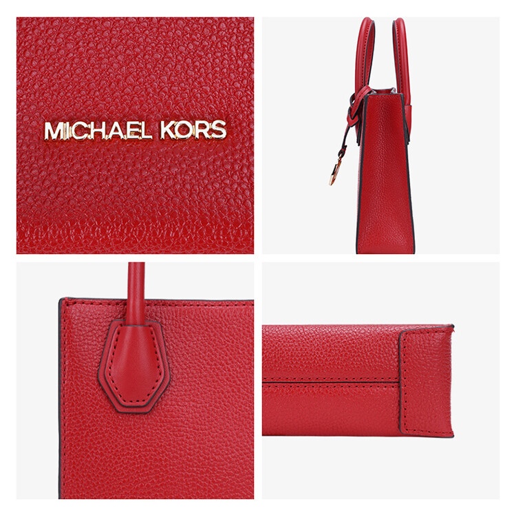 商品Michael Kors|Michael Kors 奥莱款女士皮质单肩手提包35S1GM9T0L-FLAME,价格¥843,第5张图片详细描述