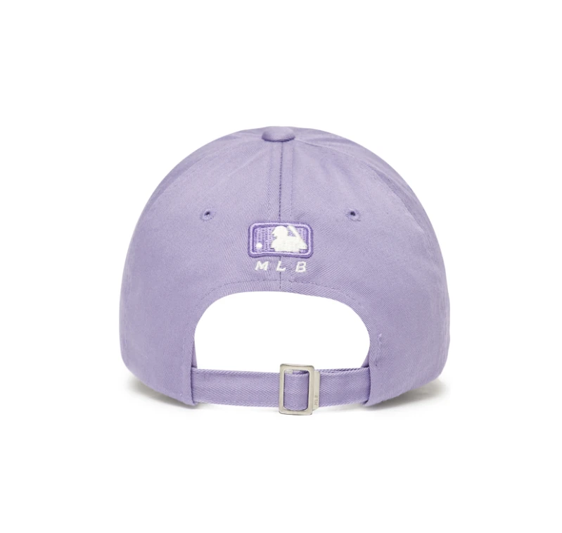 商品MLB|【享贝家】ZY- MLB 休闲简约字母刺绣Logo 鸭舌帽 男女同款 紫色 3ACP1501N-07LDS,价格¥157,第4张图片详细描述