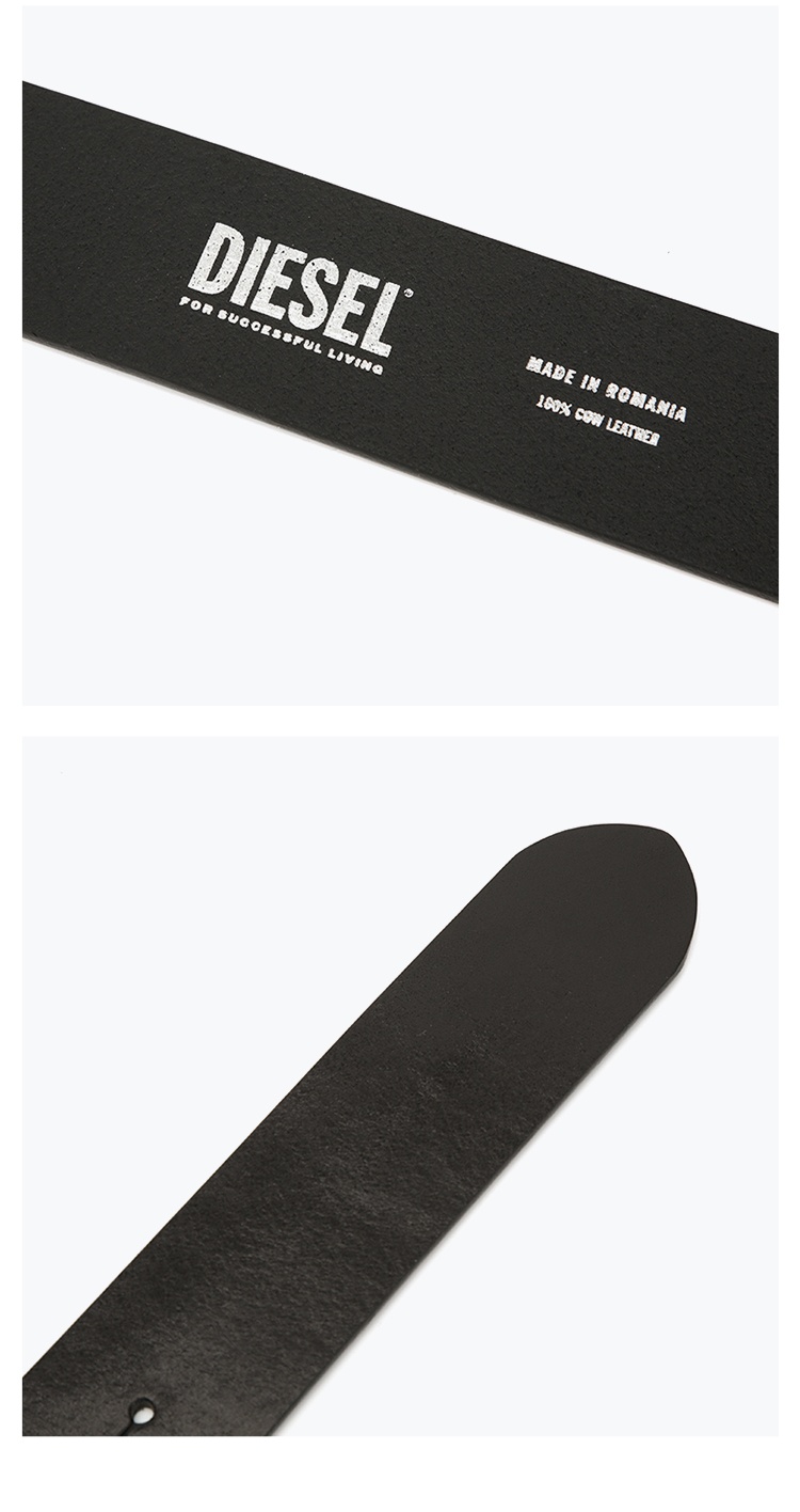 商品[国内直发] Diesel|DIESEL迪赛 OVAL-D LOGO经典系列 春夏新品 别致平滑扣 皮带 男女同款情侣款 棕色/黑色 宽4cm,价格¥880,第9张图片详细描述