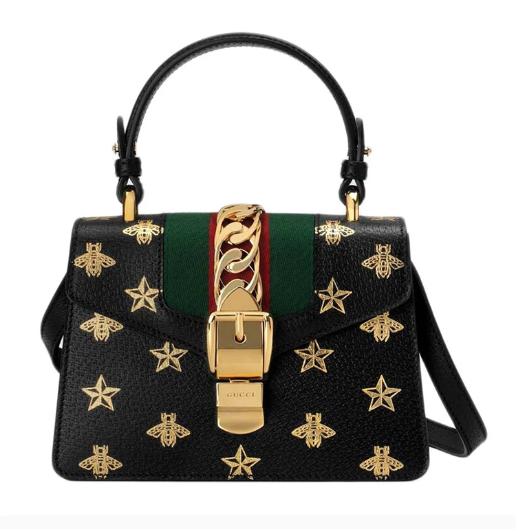 商品[国内直发] Gucci|GUCCI 古驰 女士牛皮单肩手提包 470270-DJ2SG-8571,价格¥23059,第5张图片详细描述