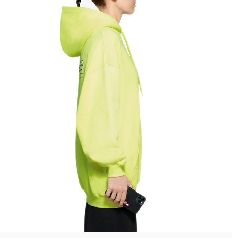 商品[国内直发] Balenciaga|BALENCIAGA 女士黄色棉质卫衣 578135-TJVD4-7110,价格¥3893,第8张图片详细描述