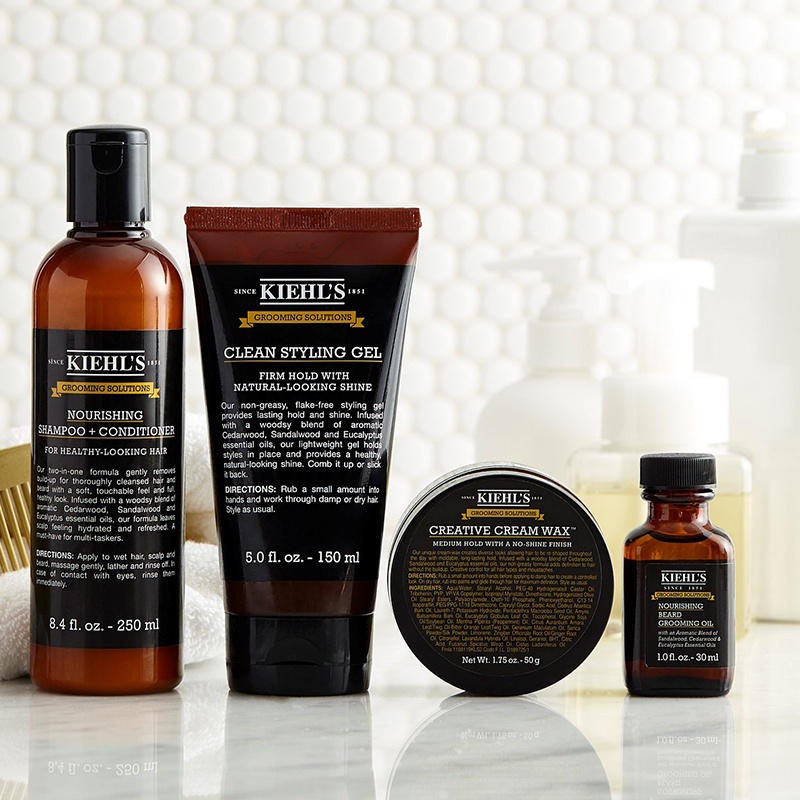 商品Kiehl's|科颜氏男士绅士�理容控油清爽洗发水护发素二合一 250ml,价格¥199,第8张图片详细描述