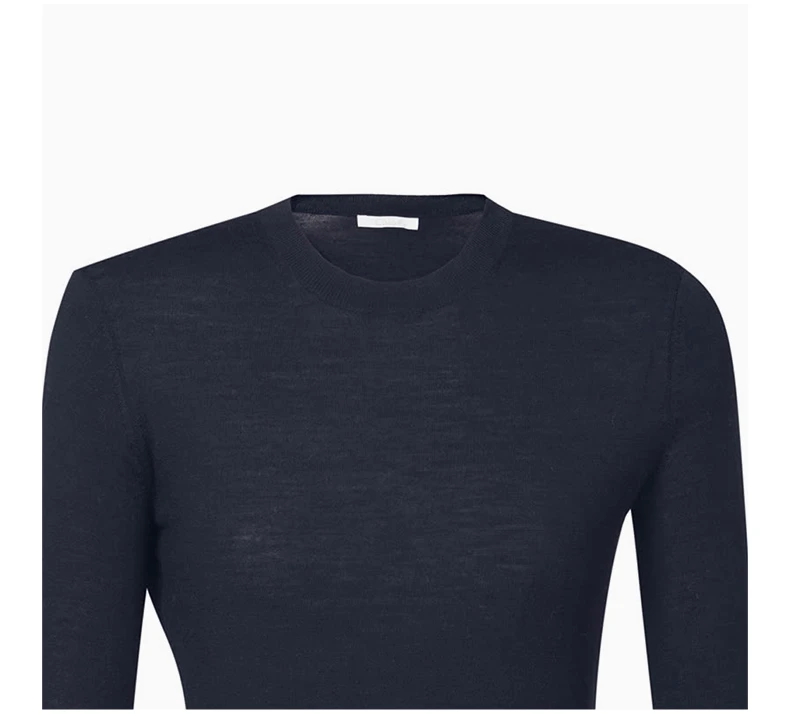 商品Chloé|CHLOE' 女士黑色羊毛圆领针织衫 C22AMP09-660-001,价格¥2426,第5张图片详细描述