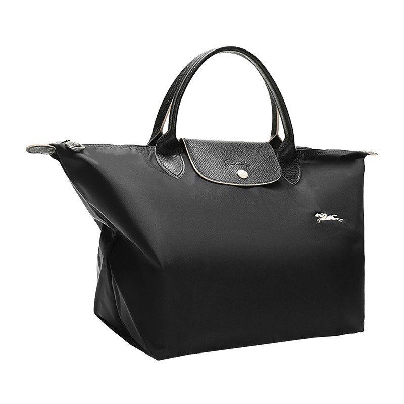 商品[国内直发] Longchamp|LONGCHAMP饺子包珑骧女士手提包中号短柄可折叠手提包尼龙大容量单肩托特包饺子包短柄L1623 619,价格¥813,第3张图片详细描述