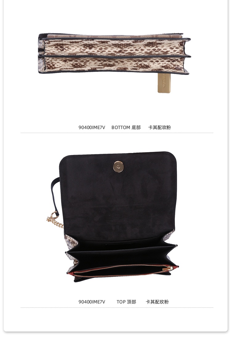 商品Coach|蔻驰小号女士单肩斜挎链条小方包,价格¥1661,第4张图片详细描述