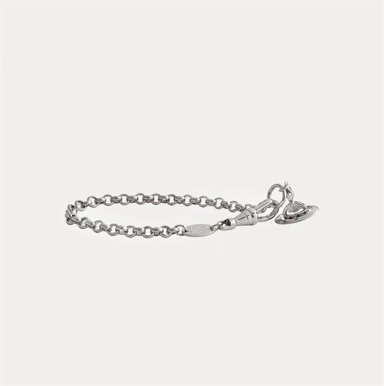 商品Vivienne Westwood|Vivienne Westwood西太后立体土星手链银色女款8050889136330  七夕情人节礼物,价格¥1322,第3张图片详细描述