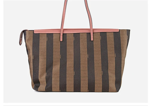 商品[国内直发] Fendi|Fendi 芬迪 棕色PVC女士手提包 8BH185-Q0Z-F0P0F,价格¥6323,第6张图片详细描述