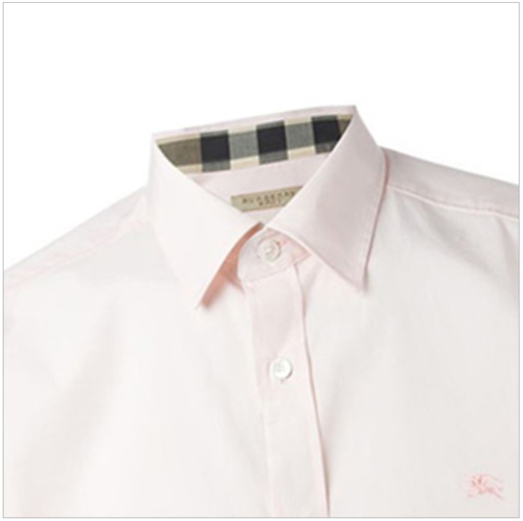 商品[国内直发] Burberry|Burberry 博柏利 男士浅粉色棉质长袖衬衫 3991156,价格¥1243,第34张图片详细描述