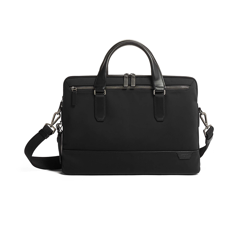 商品Tumi|TUMI途明 HARRISON系列 男女同款黑色尼龙单肩公文包,价格¥2654,第2张图片详细描述