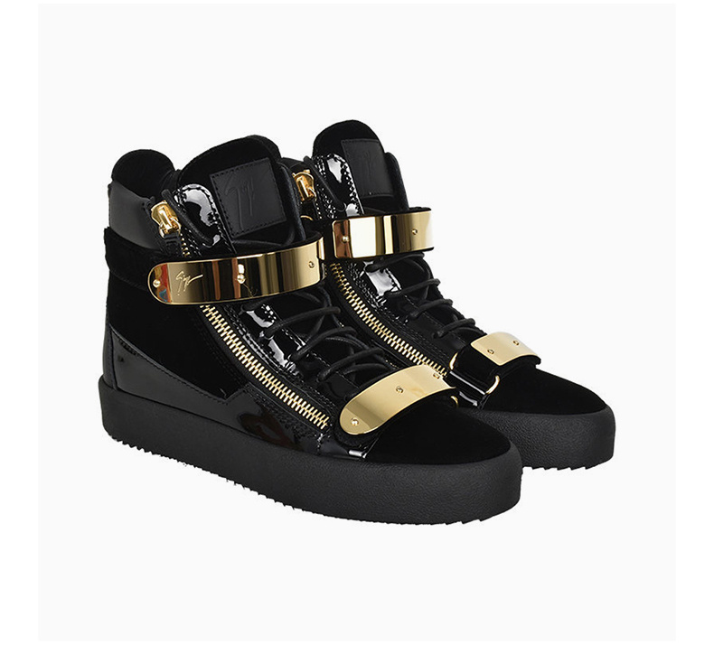 商品Giuseppe Zanotti|GIUSEPPE ZANOTTI 男黑色男士运动鞋 RU70017-VERO-NERO,价格¥3404,第7张图片详细描述