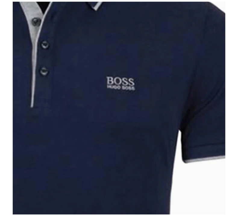 商品Hugo Boss|HUGO BOSS 深蓝色男士POLO衫 FIRENZE49-50285339-404,价格¥398,第8张图片详细描述