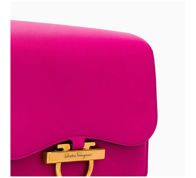 商品[国内直发] Salvatore Ferragamo|Salvatore Ferragamo 菲拉格慕 女士樱桃红色牛皮单肩斜挎包 21-H321-0718475,价格¥6655,第6张图片详细描述