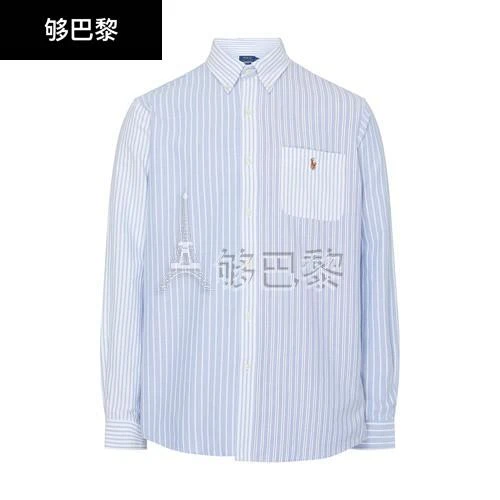 商品Ralph Lauren|【特惠9.0折】包邮包税【预售7天发货】 RALPH LAUREN 男士 长袖衬衫 衬衫  RALX4M2EBLU,价格¥1811,第3张图片详细描述