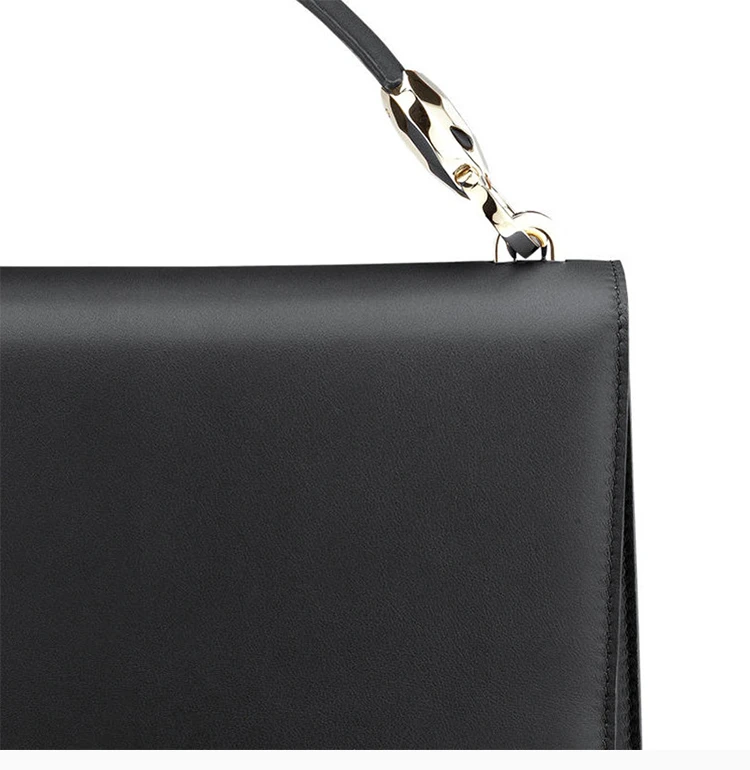 商品[国内直发] BVLGARI|BVLGARI 宝格丽 女士黑色手提包单肩包 285765,价格¥14954,第7张图片详细描述