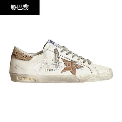 商品Golden Goose|【特惠9.0折】包邮包税【预售7天发货】 GOLDEN GOOSE 23秋冬 男士 休闲运动鞋 Super-Star Classic With List 运动鞋 GOG24299WHT,价格¥4694,第3张图片详细描述