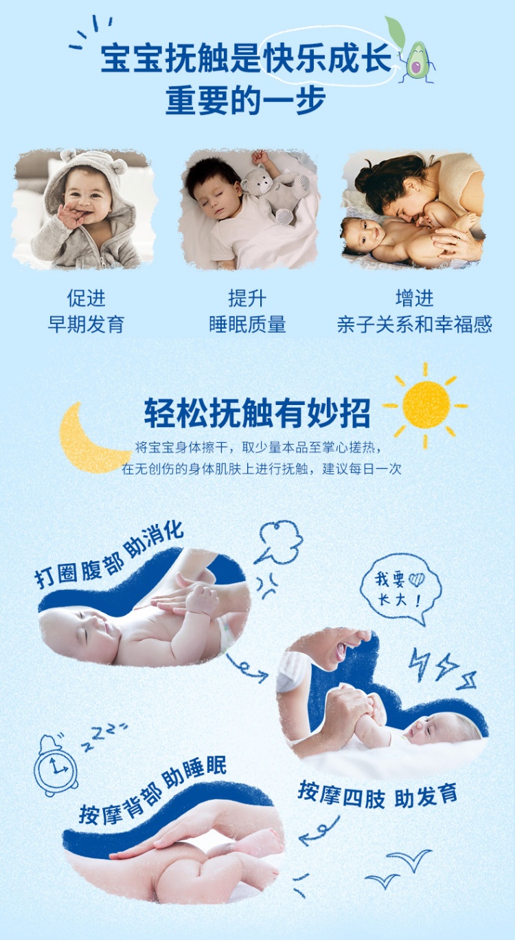 商品[国内直发] Mustela|妙思乐婴儿抚触油推拿去垢保湿滋养 儿童宝宝按摩油100ML,价格¥122,第6张图片详细描述