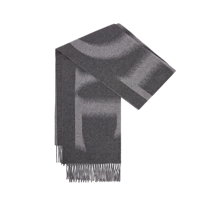 商品Loewe|罗意威23新款 男女通用羊毛羊绒标志印花围巾,价格¥5379,第6张图片详细描述