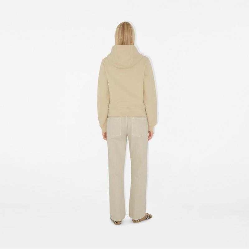 商品Burberry|BURBERRY博柏利 女士米色棉质卫衣,价格¥5135,第2张图片详细描述