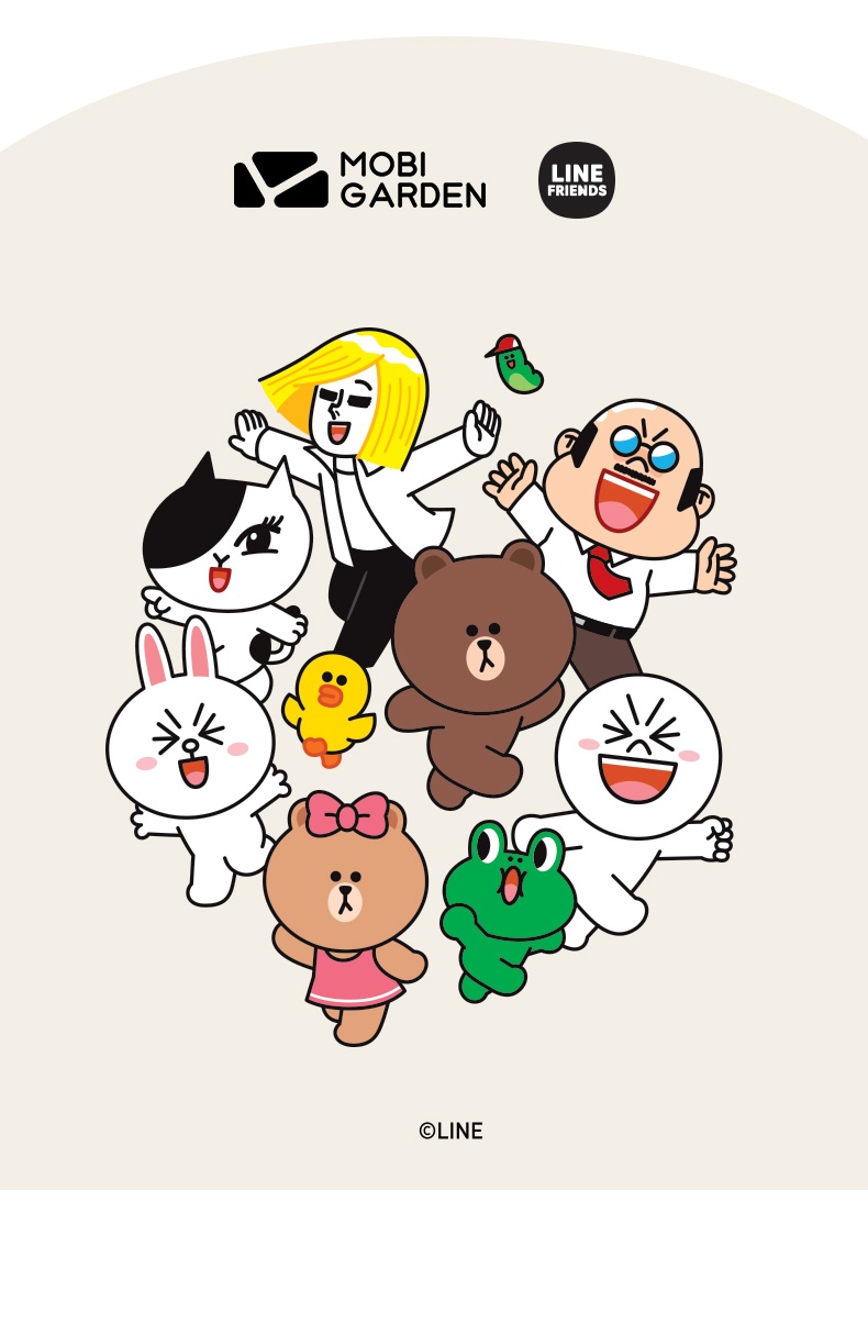 商品[国内直发] MobiGarden|Line Friends联名 活力布朗熊 便携式磨毛加厚睡袋,价格¥207,第32张图片详细描述
