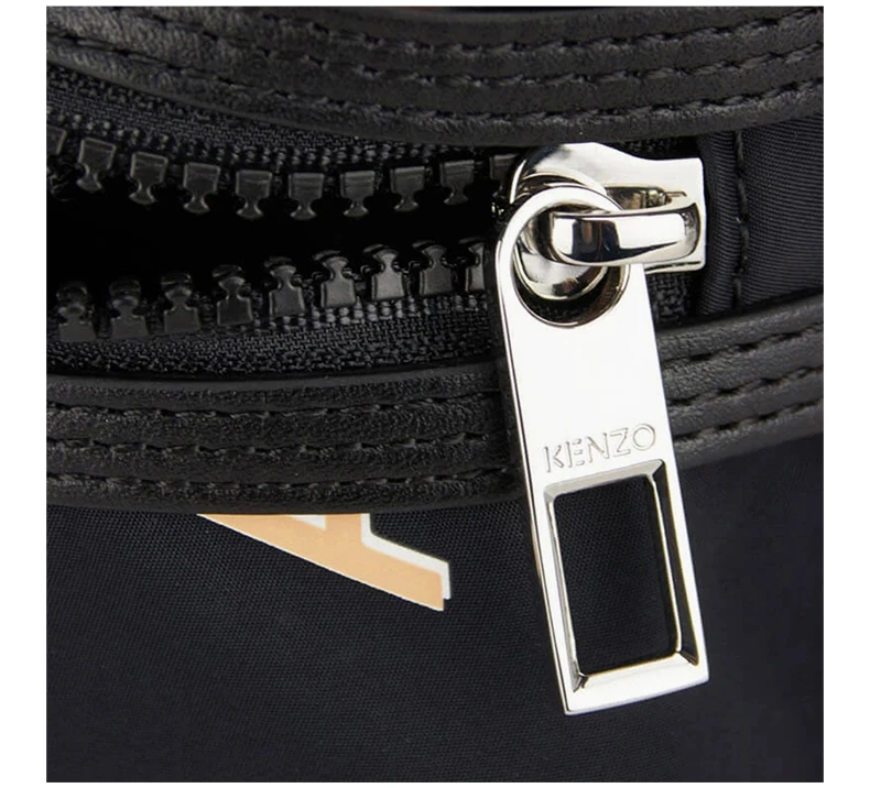 商品[国内直发] Kenzo|Kenzo 高田贤三 黑色尼龙/皮革中性背包 FA55SF215F26-99,价格¥1112,第8张图片详细描述