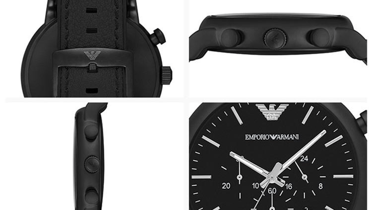 商品Emporio Armani|阿玛尼ARMANI 手表皮制表带时尚休闲简约石英男士腕表AR1970,价格¥2505,第5张图片详细描述
