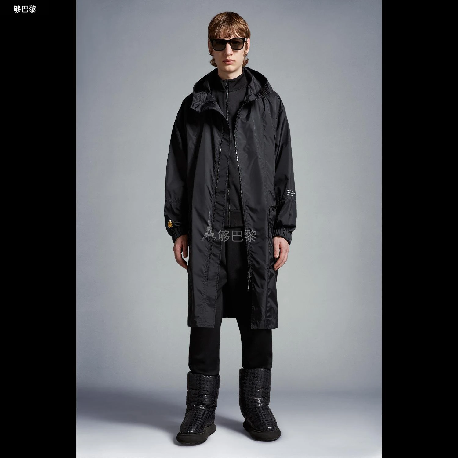 商品Moncler|包邮包税【预售7天发货】 MONCLER盟可睐 24春夏 男士 大衣 Fennel男女款可折叠派克大衣外套 I209U1C00002M3076999,价格¥9234,第4张图片详细描述