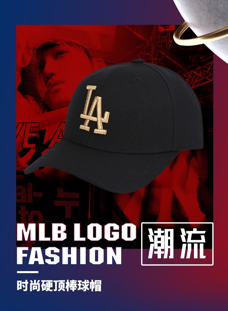 商品[国内直发] MLB|【官方防伪验证 国内发】MLB NY新款基本大标可调节棒球帽男女情侣百搭棒球帽 32CPIG,价格¥165,第3张图片详细描述