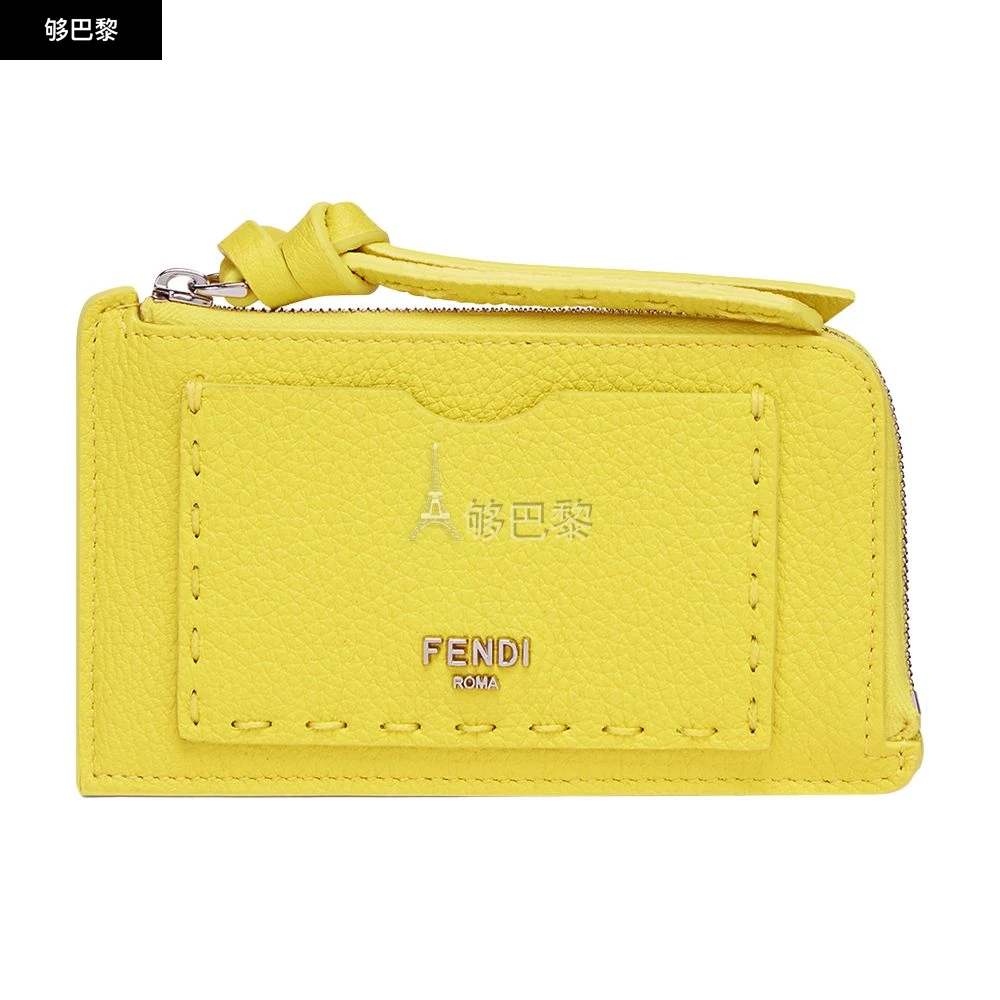 商品Fendi|【特惠8.7折】【预售】 女士 卡包 FF Peekaboo卡片包  FENMV799YEL,价格¥3903,第6张图片详细描述