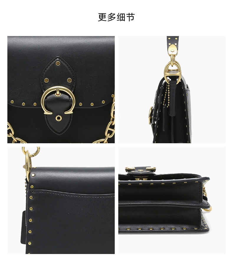 商品Coach|蔻驰专柜款BEAT迷你女士PVC配皮单肩手提包,价格¥3272,第19张图片详细描述