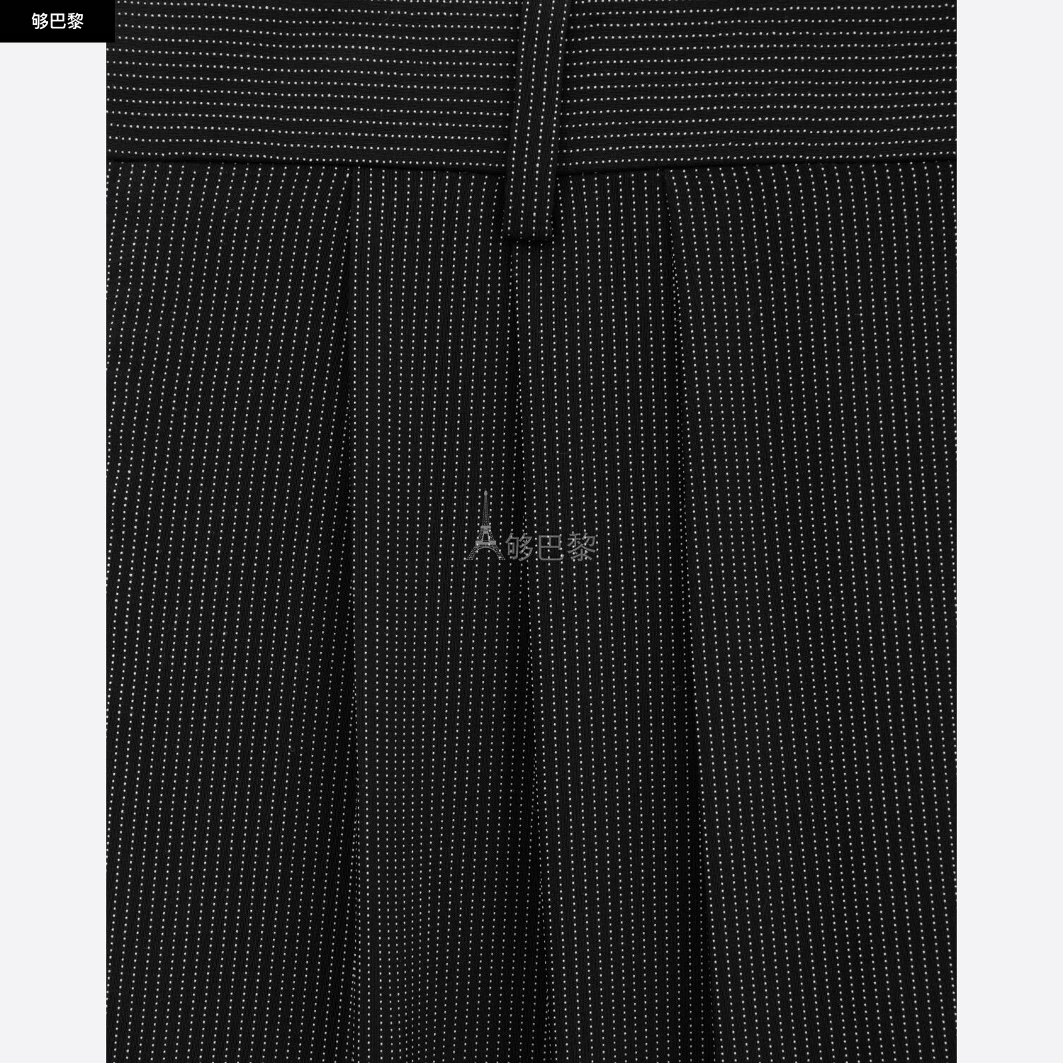 商品Yves Saint Laurent|【预售】 YSL圣罗兰 24秋冬 男士 休闲裤 PANTALON LARGE EN TOILE À RAYURES 818291Y2J011095,价格¥13732,第5张图片详细描述
