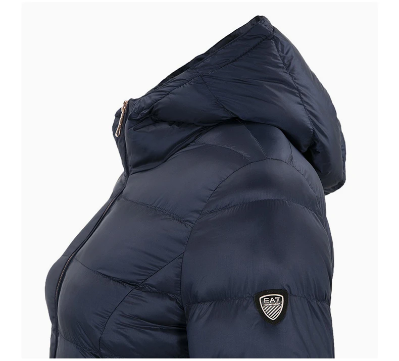 商品Emporio Armani|EMPORIO ARMANI 海军蓝色女士大衣 6ZTK01-TN01Z-1554,价格¥1283,第7张图片详细描述