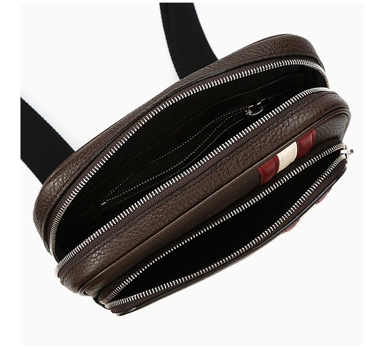 商品Bally|BALLY 黑色男士单肩包 6226347,价格¥2240,第6张图片详细描述