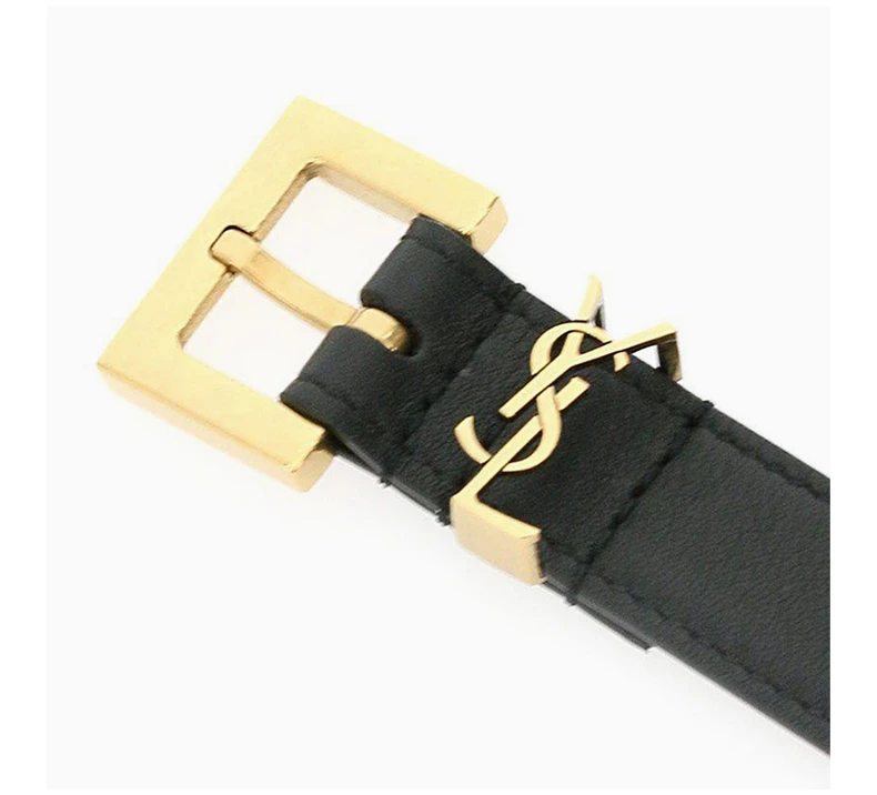 商品Yves Saint Laurent|YSL 黑色女士腰带 554465-BOO0W-1000 宽2cm,价格¥2677,第8张图片详细描述