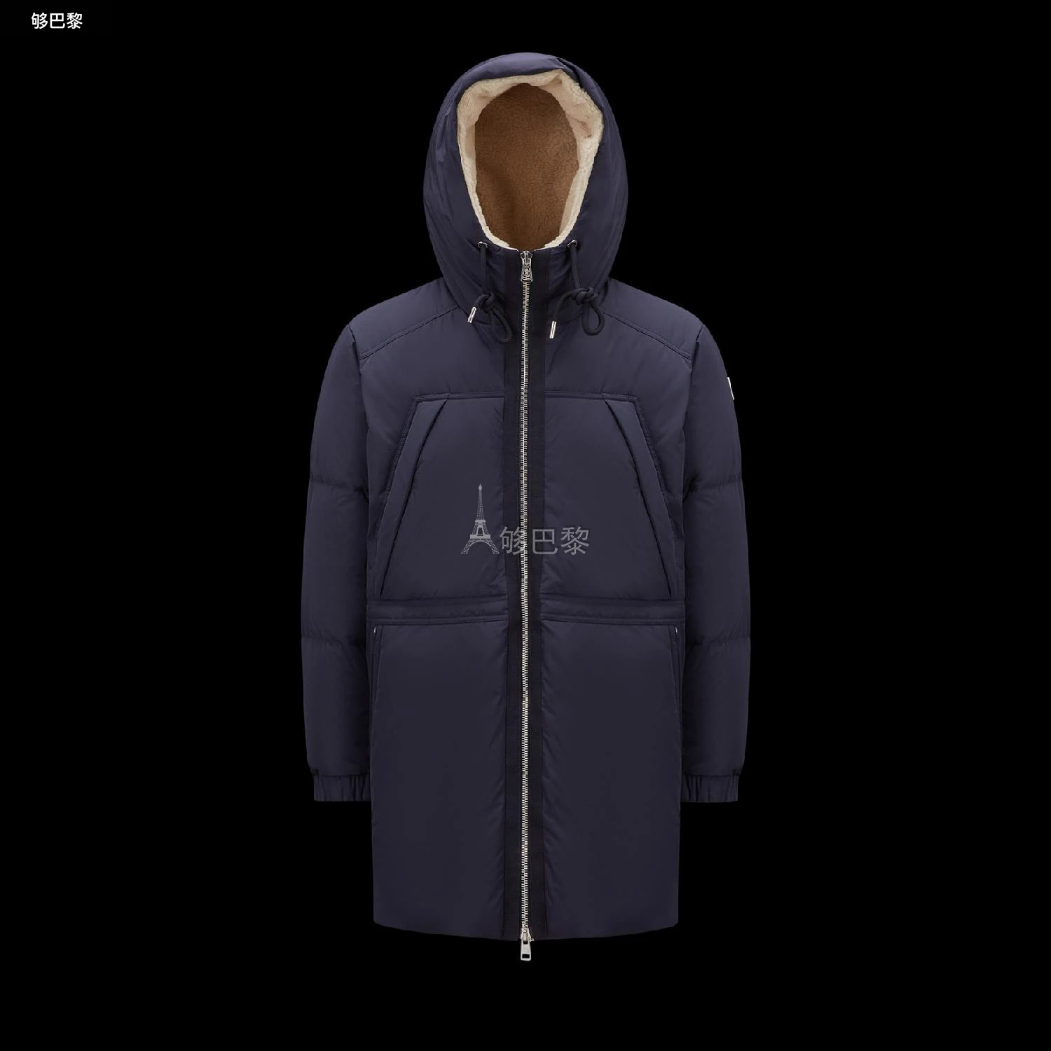 商品Moncler|【预售】 MONCLER盟可睐 24秋冬 男士 大衣 Truyere男士派克大衣 I20911C0000454A9174S,价格¥15259,第4张图片详细描述