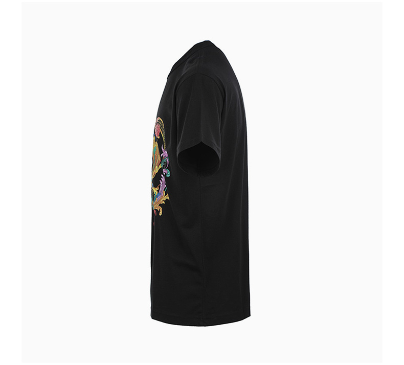商品Versace|VERSACE JEANS 男黑色短袖T恤 72GAHF02-CJ00F-899,价格¥932,第7张图片详细描述