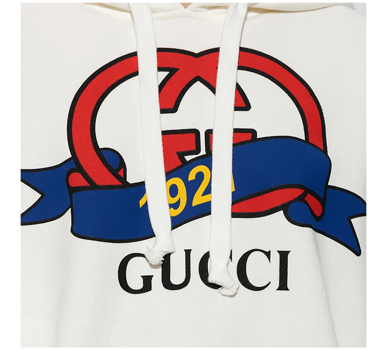 商品[国内直发] Gucci|GUCCI 白色女士卫衣/帽衫 717427-XJFNI-9095,价格¥7750,第8张图片详细描述