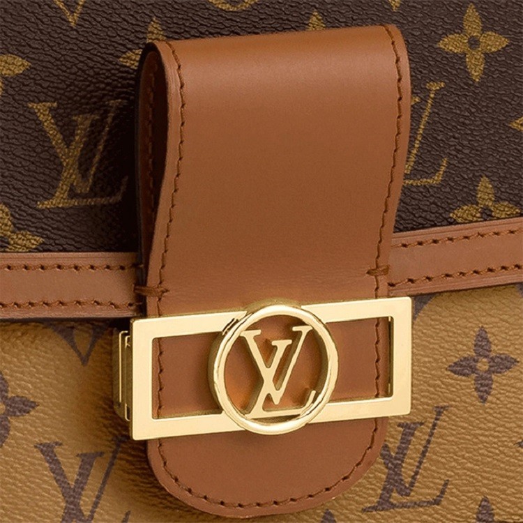 商品Louis Vuitton|Louis Vuitton 路易威登 女士 DAUPHINE达芙妮中号老花手拿单肩包链条包 M45958（原M44391）送礼好物,价格¥28392,第8张图片详细描述