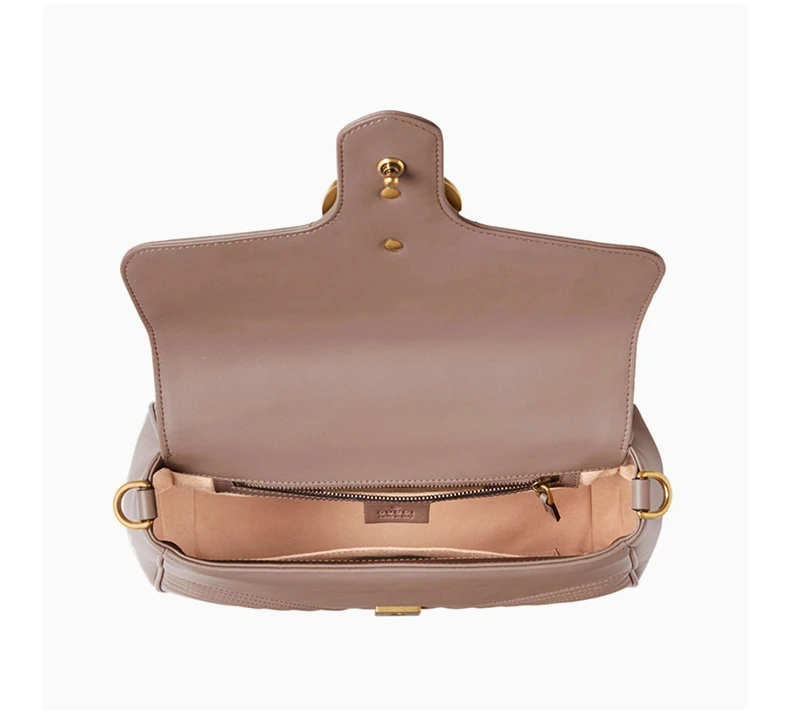 商品[国内直发] Gucci|GUCCI 裸粉色女士手提包 498110-DTDIT-5729,价格¥21063,第7张图片详细描述