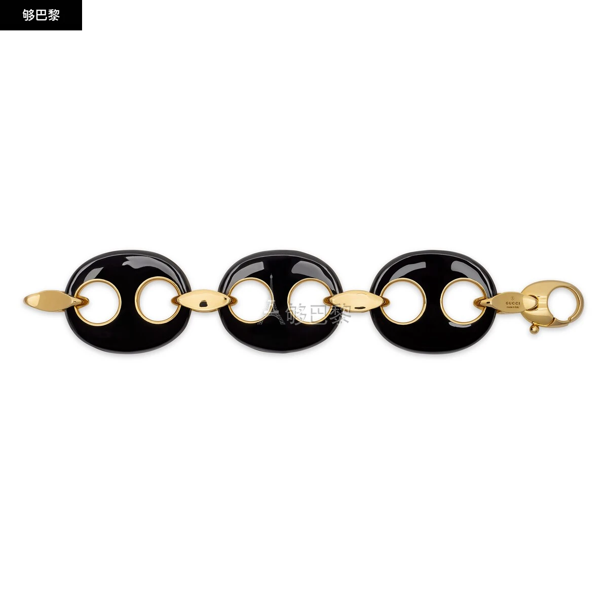 商品Gucci|【预售】 古驰 25春夏 女士 手链 GUCCI船锚链珐琅手链 838126 I4861 8029 ,价格¥10988,第4张图片详细描述