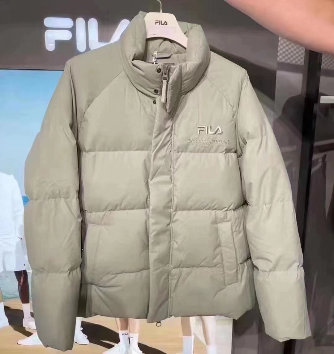 商品Fila|【享贝家】（国内现货）FILA斐乐 羽绒服短款 绿色 FS2DJD4101X-EGY G-QD,价格¥543,第1张图片详细描述